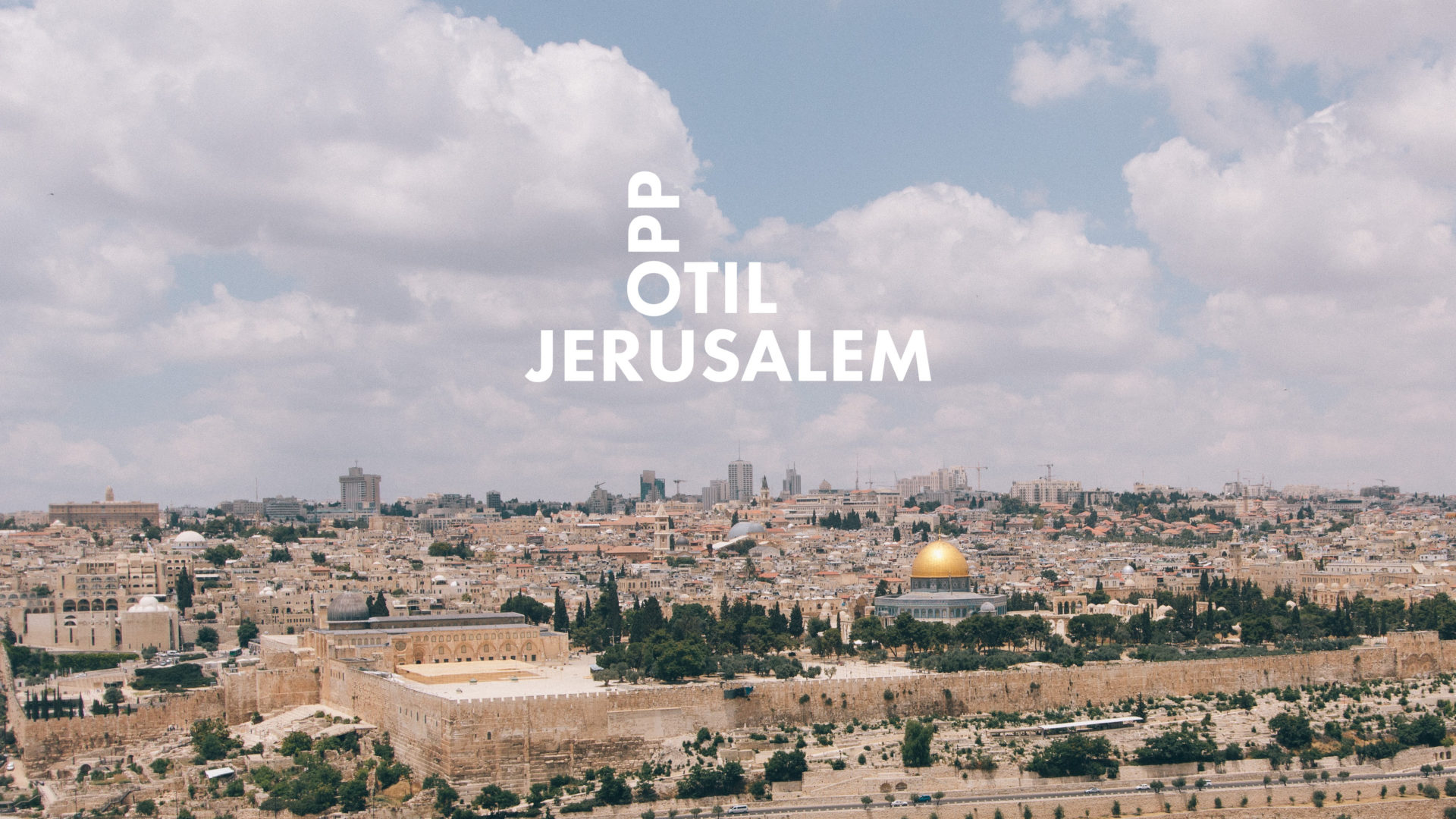 Opp til Jerusalem, tekstversjon